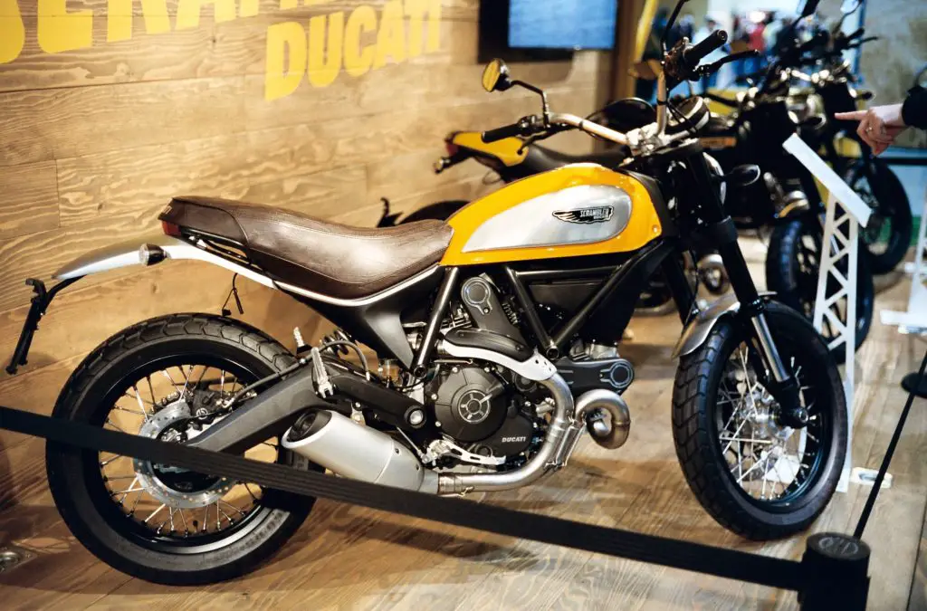 Ducati Scrambler as Best Motorcycle for a Small Female Beginner: 