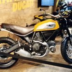 Ducati Scrambler as one of the best motorcycles for short women riders.