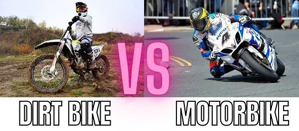 Dirt bike vs. motorcycle