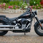 Harley-Davidson Softail as one of the best motorcycles for short women riders.