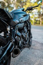 Kawasaki and Yamaha Motorbike engine