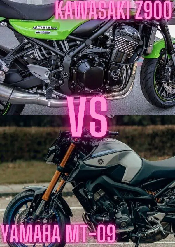 Kawasaki z900 vs Yamaha MT 09
