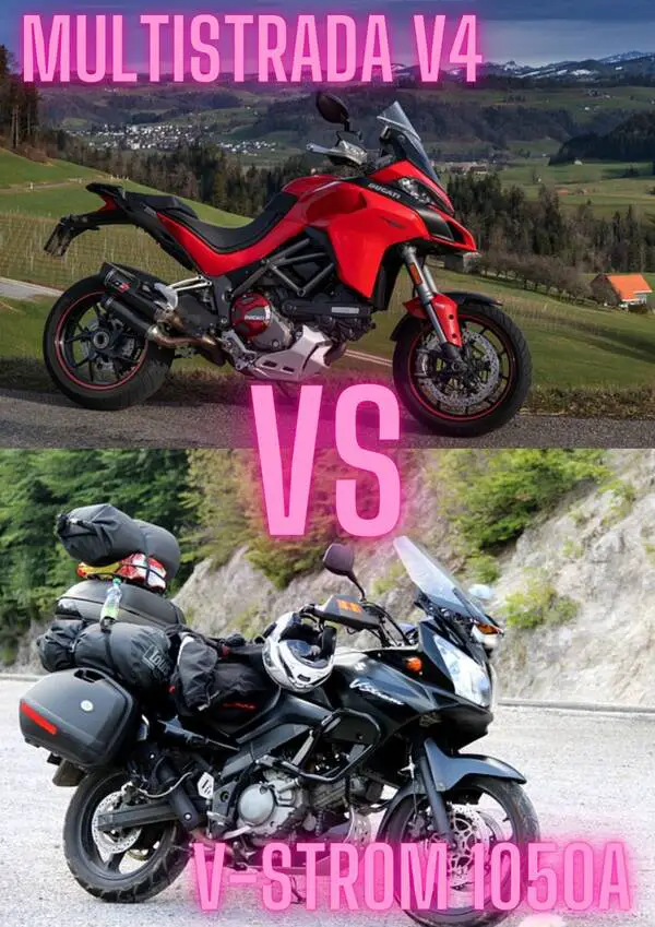 Suzuki V Strom 1050A VS Ducati Mulistrada V4