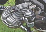Clogged radiator of motorcycle