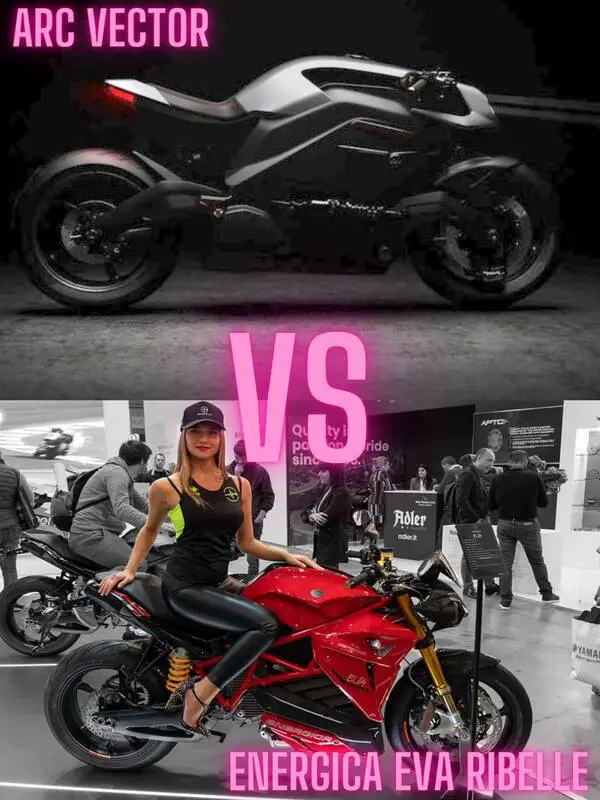 Energica Eva Ribelle Vs Arc Vector