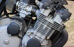 Engine of Suzuki V-Strom 1050