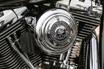 Engine of Triumph-Bonneville-Bobber and Harley 48