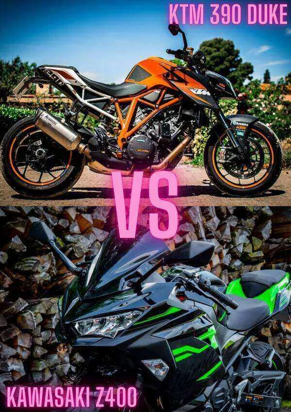 KTM 390 Duke vs Kawasaki Z400