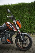 Suspension of KTM 390 Duke and Kawasaki Z400