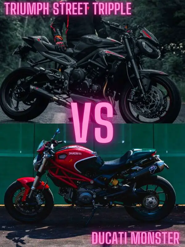 Triumph Street Triple Vs. Ducati Monster