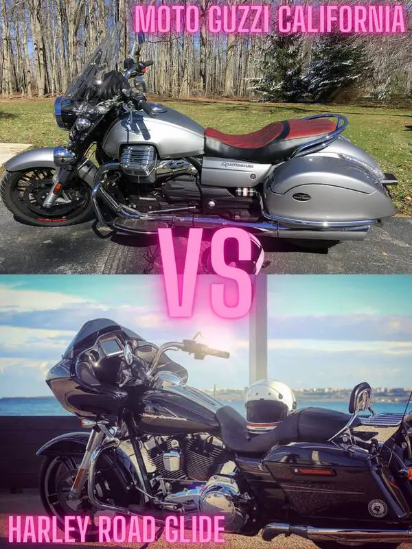 Moto Guzzi California vs Harley Davidson Road Glide