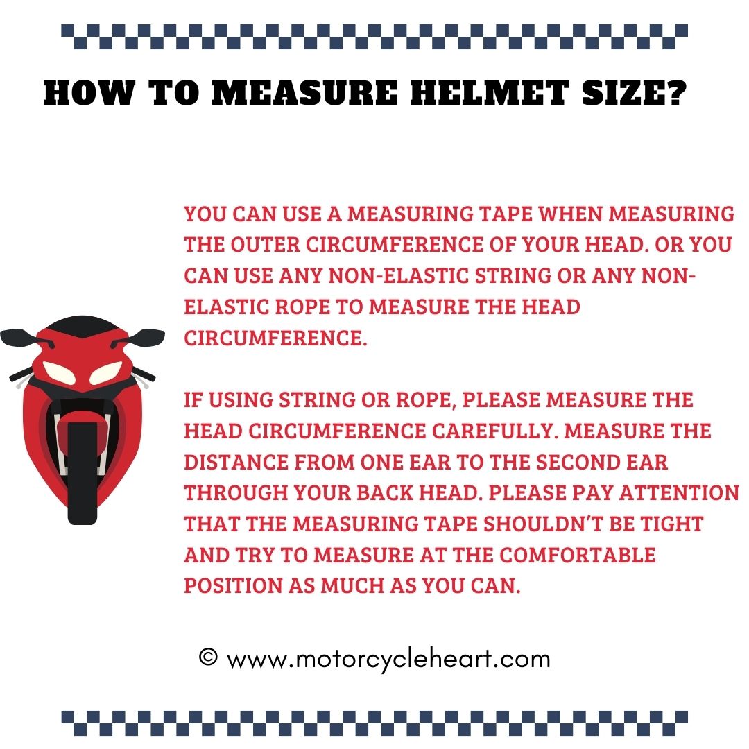 How To Measure For A Motorbike Helmet Correctly